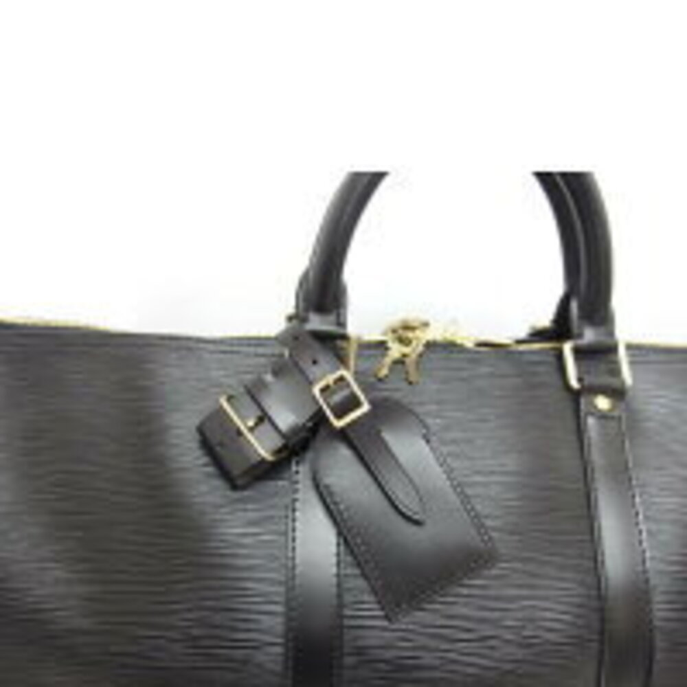 Louis Vuitton Epi Noir Black Keepall - Picture 5 of 9